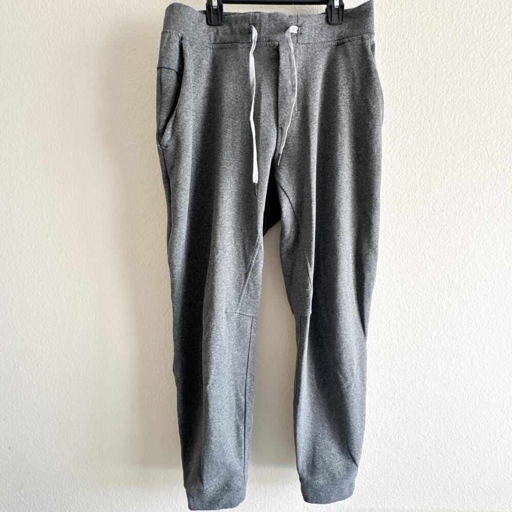 Lululemon City Sweat Jogger Pants Mens M Gray Thermo LM5623S - Picture 2 of 11